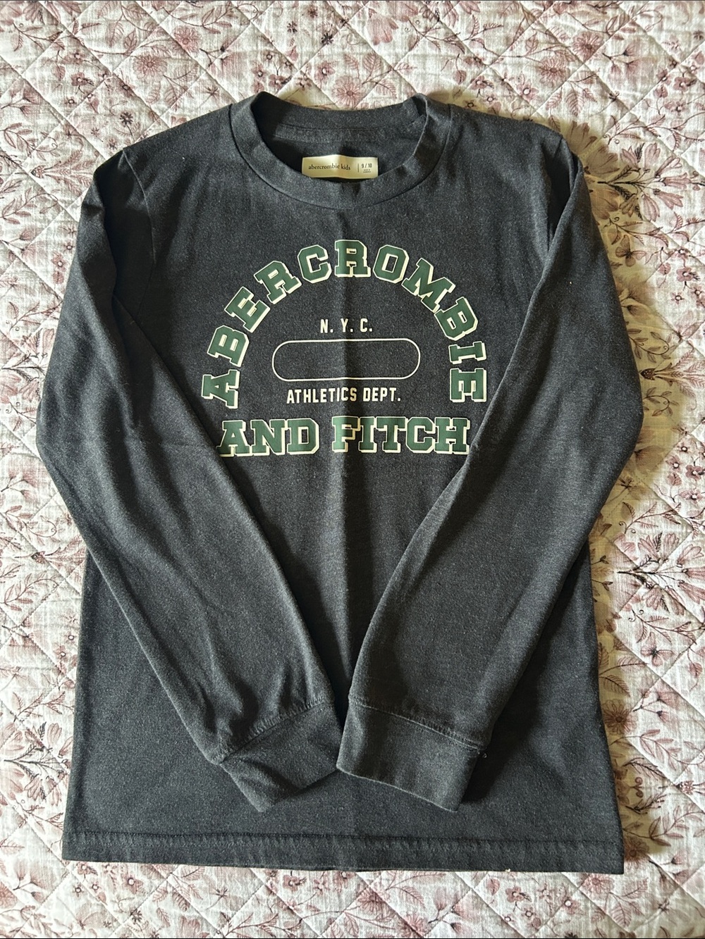 Boys Long Sleeve Crew Neck Shirt - Green, Black, Teal Mix size 9/10 - Picture 2 of 10